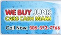 We Buy Junk Cars Cash Miami